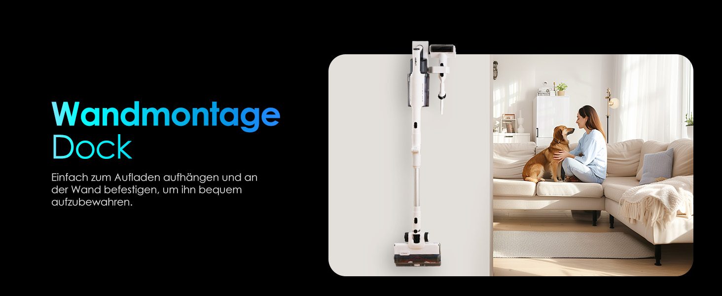 Бездротовий пилосос Tineco PURE ONE A50S Plus: потужний акумуляторний вертикальний пилосос з контейнером 1 л та турбощіткою ZeroTangle для видалення шерсті тварин. Ідеально підходить для твердих підлог.