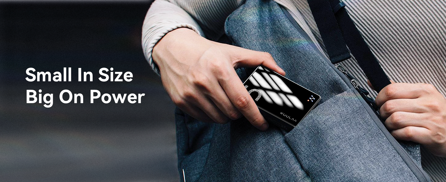 Power Bank Ultra Slim MagSafe 5000mAh PD20W для iPhone: захисний кейс з магнітним кріпленням (Чорний)