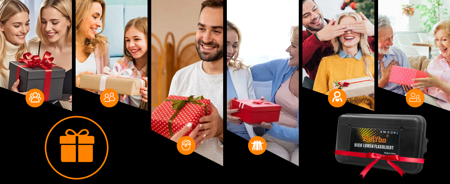 LED ліхтар на акумуляторі XHM90.2 - 500000 люмен, тактичний ліхтар, 2 режими, регулювання яскравості, чорний