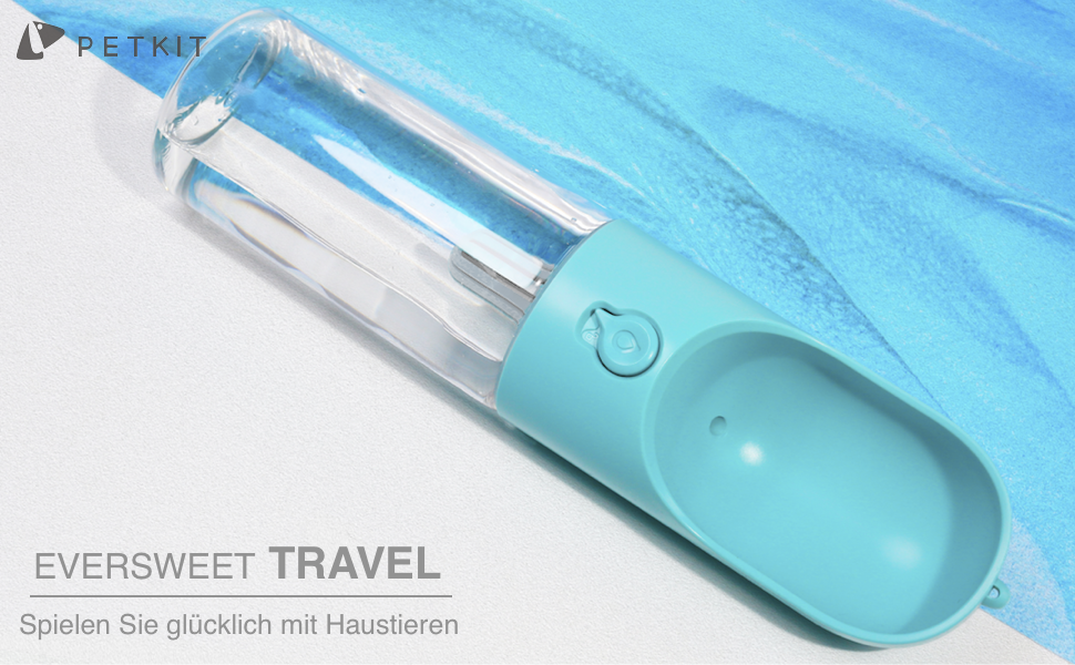PETKIT Reiseflasche EVERSWEET Travel: пляшка для води для собак, 400 мл, зелений колір