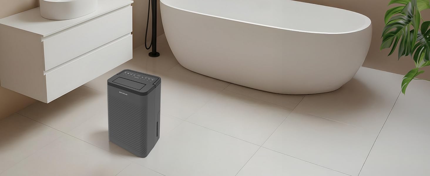 Електричний осушувач повітря Climative ION 12L/24h з Wi-Fi та очищувачем повітря для дому, квартири, ванної кімнати. Осушувач повітря для захисту від вологи та плісняви до 20м² (Nexi 24)