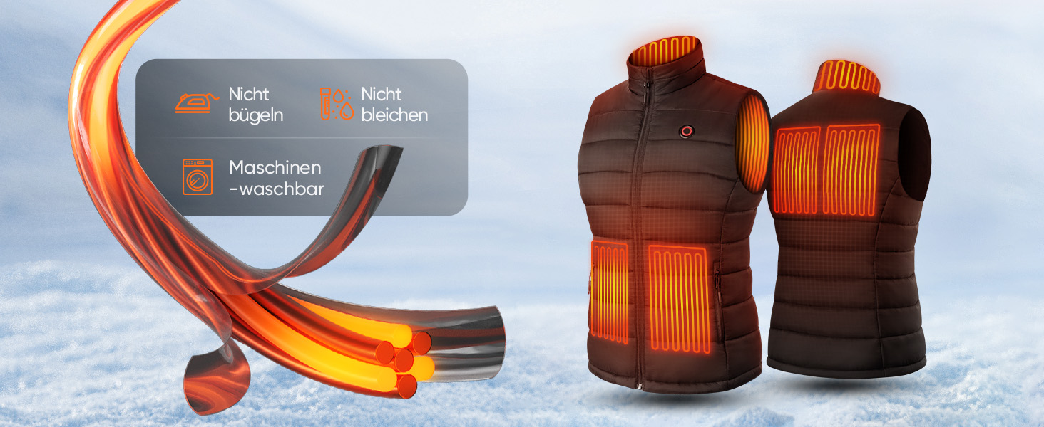 Жіноча грілка для тіла з акумулятором 12V 12000mAh, 4 режими нагріву, керування через додаток, легка термо-грудна панель для дому, прогулянок, зимових видів спорту, їзди на велосипеді та піших прогулянок