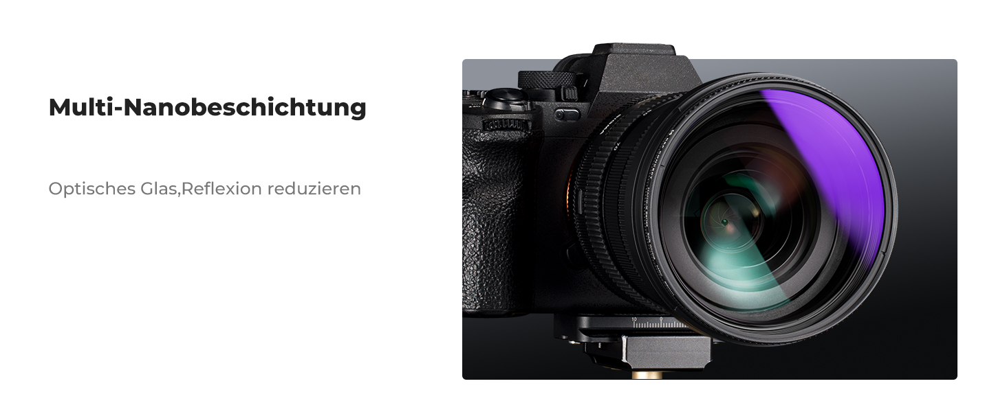 Фільтр градієнтний K&F Concept Nano-X 58mm Soft GND8 ND0.9 (3 стопи, 12.5%) - сірий