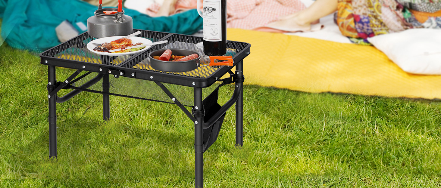 REDCAMP 2 шт. складані туристичні стільці-штатив, 56 см, чорний та сірий