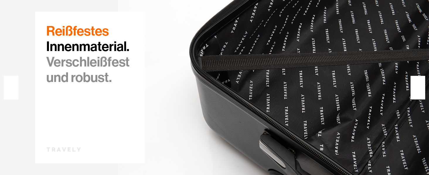 Чемодан туристичний великий 77см, 100л, з TSA замком та плавними колесами | Travely