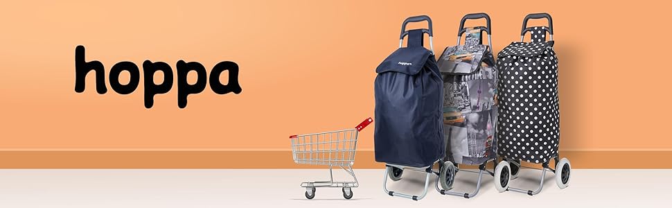 Тролей для покупок Hoppa Leichter, 57 л, модель 2024, міцний та складаний, для котів та собак