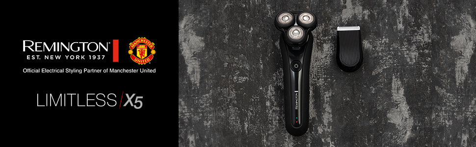 Електричний голчастий верстат Remington XR1750 для чоловіків – гоління мокрим та сухим, голчастий верстат з поворотним голівкою 360°, тример, PowerSense, акумулятор, USB-зарядка, червоний