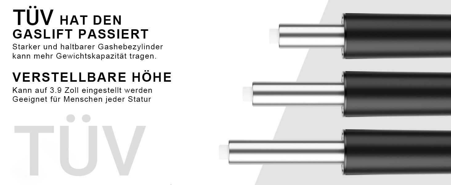 Ергономічне крісло для офісу з регульованою підголівником, крісло для робочого столу з сітки, відкидні підлокітники, широке сидіння, функція гойдання, комп'ютерне крісло EN 1335, офісне крісло 200 кг (чорно-біле)