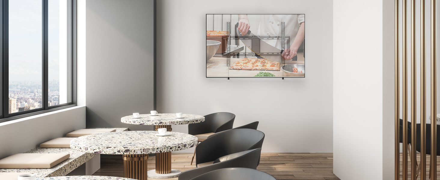 Настінний кріплення для телевізора BONTEC, нахилений, 37-82 дюйми, LED/LCD/OLED/Plasma, VESA 600x400, 60 кг