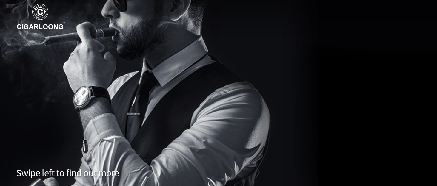 Вишуканий тютюнець CIGARLOONG: шкіряний футляр для сигар з 3 відділеннями та різаком з нержавіючої сталі (колір: коричневий)