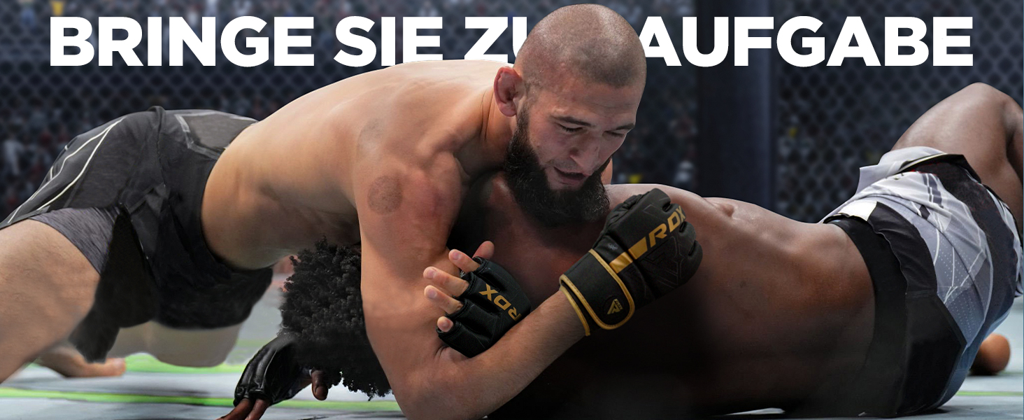 Боксерські рукавички RDX Profi MMA: шкіра, тренування, спаринг, бокс, кікбоксинг, муай-тай, чоловічі