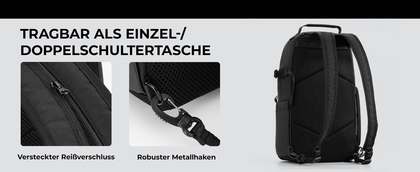 Чохол для камери Tarion: водонепроникна сумка-слінг для фотоапарата DSLR/SLR з дощеміцким чохлом, чорна