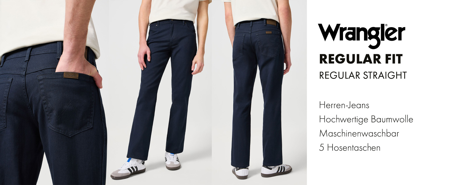 Джинси чоловічі Wrangler W10i Darkstone 42W/30L - класичний темно-синій колір