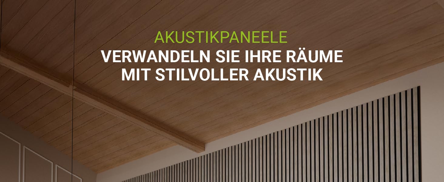 Акустичні панелі Juskys для стін, набір 4 шт (2,88 м²), 120x60 см, шумопоглинаючі декоративні панелі від луни та шуму, колір Дуб (Світлий натуральний дуб)