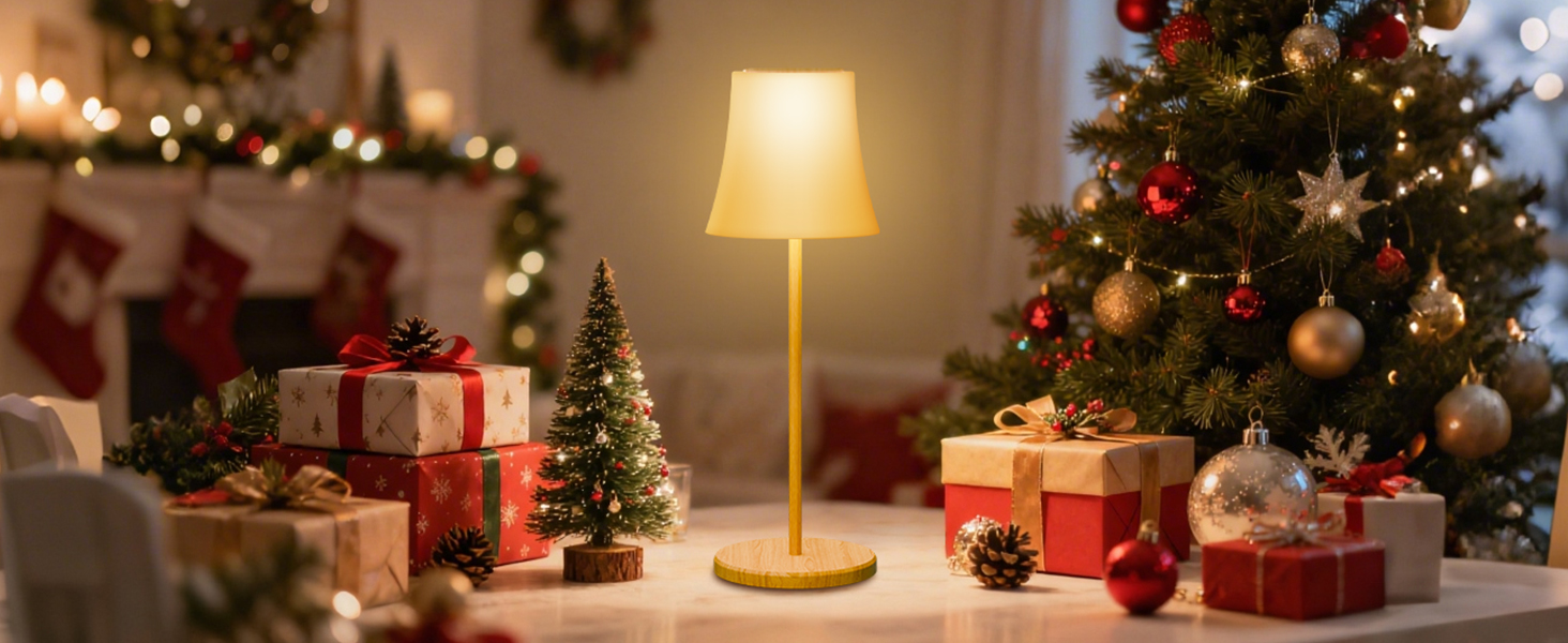 LED-лампа настільна Suright бездротова, акумуляторна з 3 кольоровими режимами та RGB, плавне регулювання яскравості, сенсорне керування, IP54 вологостійка для саду, кемпінгу, вечірки, спальні, кафе, з імітацією текстури дерева