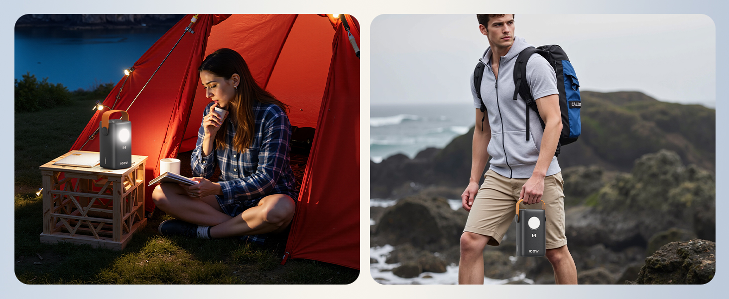 Power Bank Selore&S 60000mAh 100W з 5 портами USB-C для iPhone, Samsung, MacBook, iPad Pro, Switch, Steam Deck, Surface Go (Сірий)