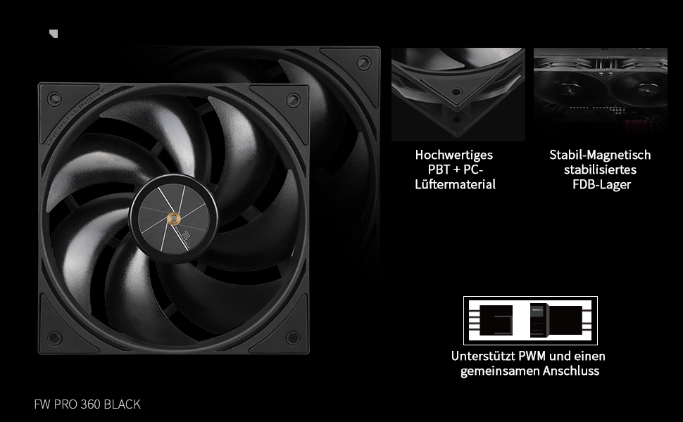 Система рідинного охолодження процесора Thermalright Frozen Warframe 360 Black ARGB з 2.4