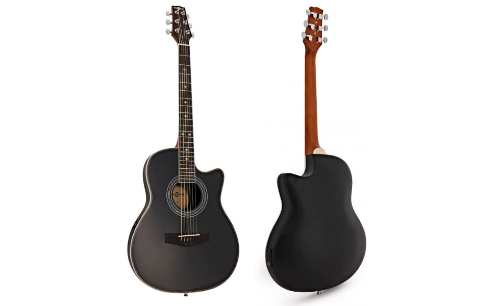 Акустична гітара Gear4music Roundback з аксесуарами