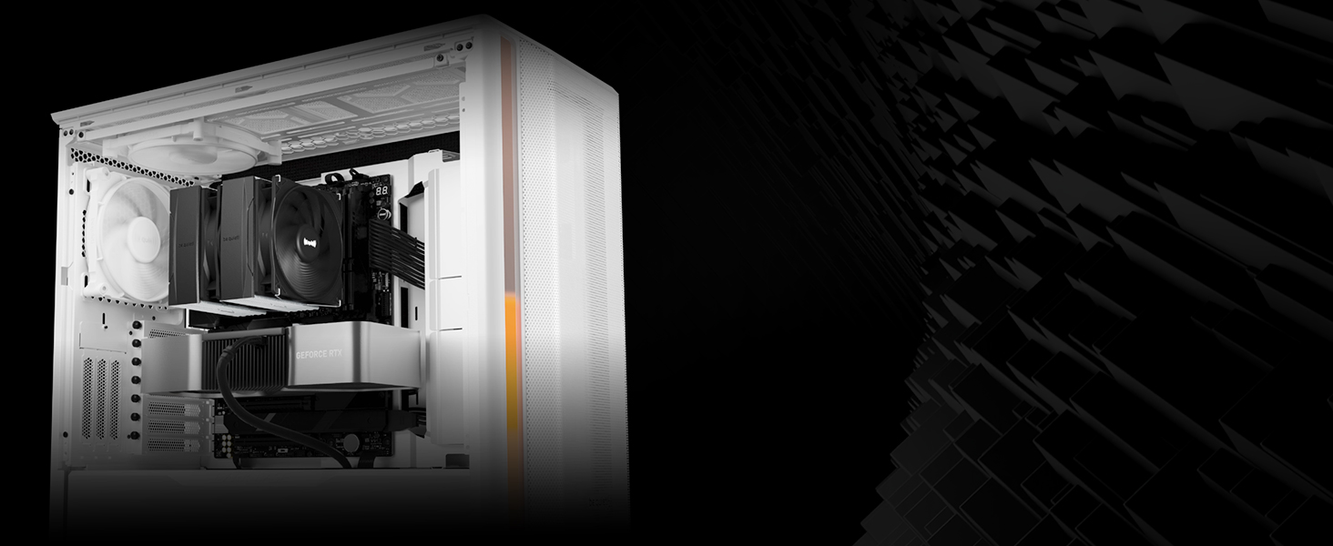 be quiet! Pure Rock Pro 3 Silver - Повітряний кулер для ПК з 4 тепловими трубами та вентилятором Pure Wings 3 120mm