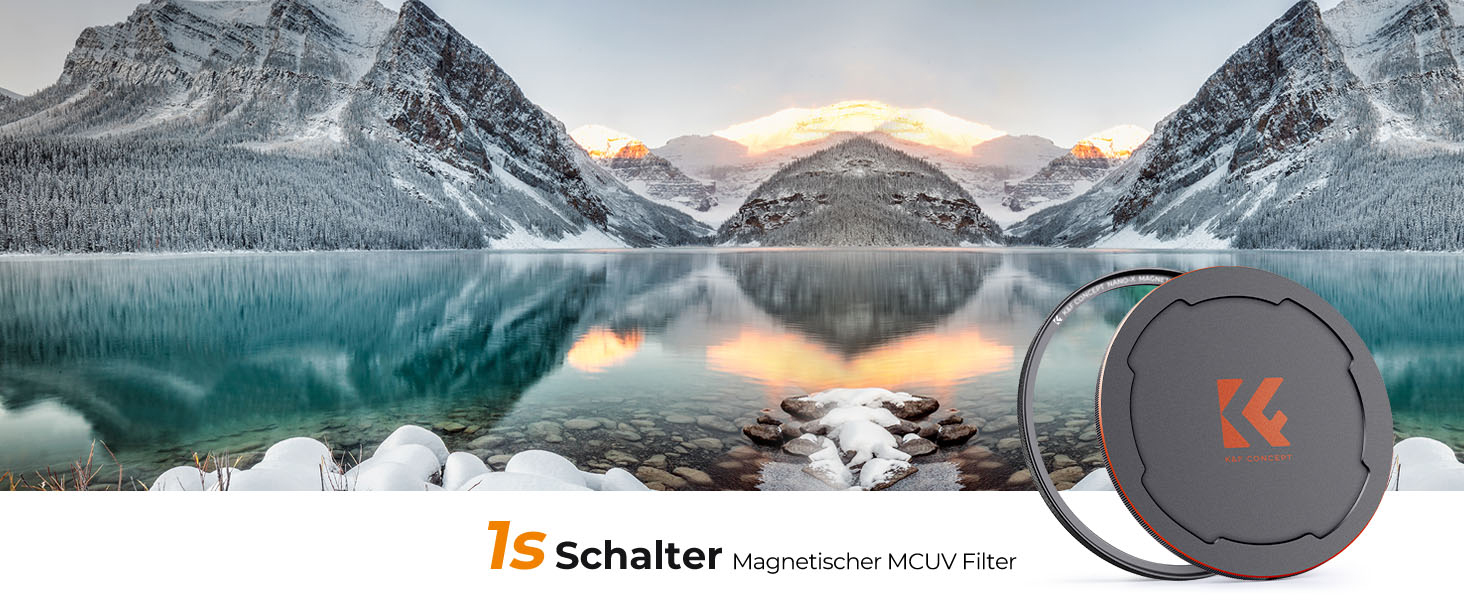 Фільтр K&F Concept 67мм MCUV з магнітним кріпленням та кришкою для об'єктива (Nano-Xcel)