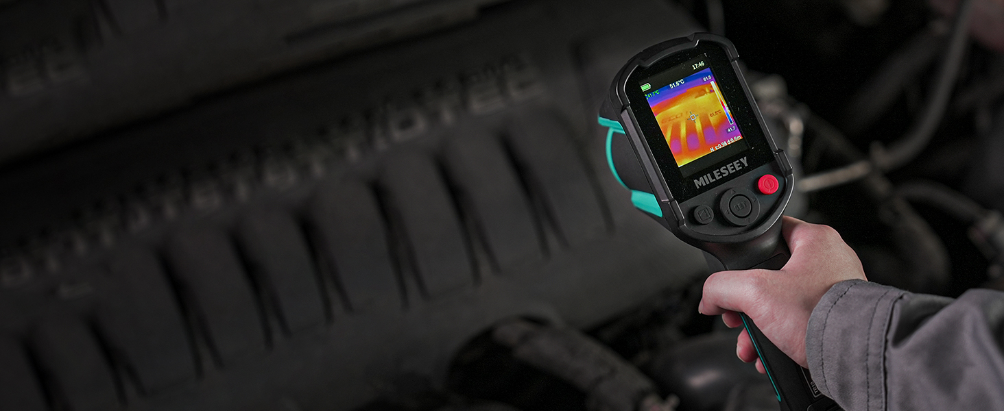 MiLESEEY TR10 Портативна тепловізійна камера - 192x192, -20°C до 550°C, 8 годин роботи, інфрачервона камера