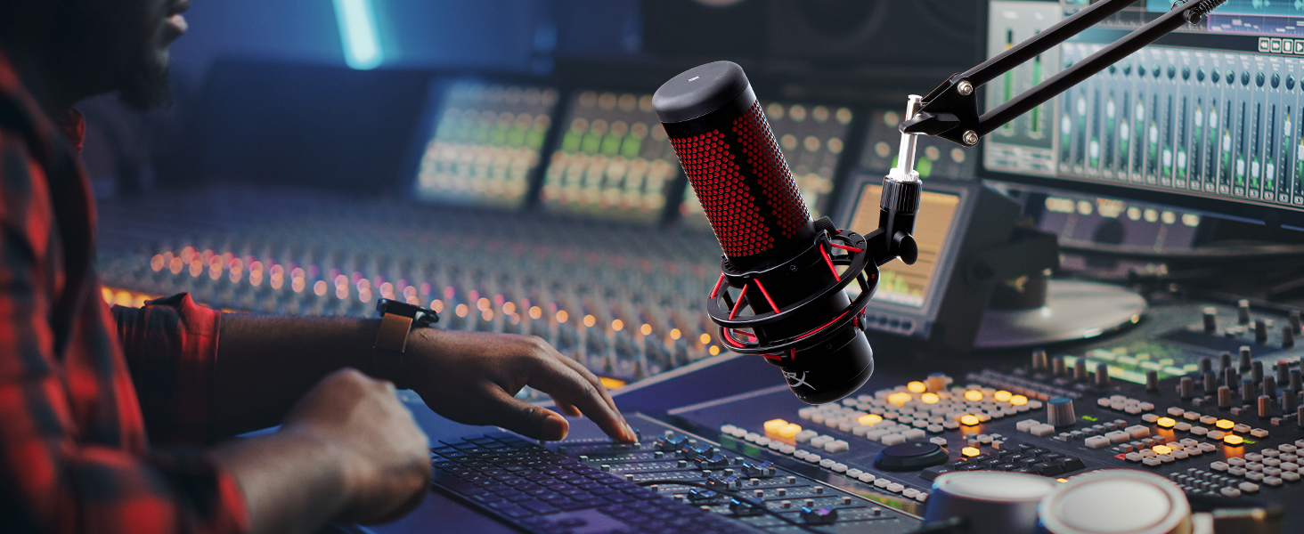 Тримач для мікрофона YOUSHARES - сумісний з HyperX QuadCast, Blue Yeti, Rode, Fifine AM8, Razer Seiren Mini/V3 Mini