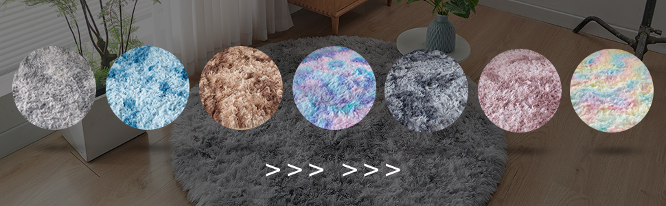 Килим для вітальні, дитячої, спальні 200x300 см, темно-синій, миючий, з антиковзанням, високий ворс