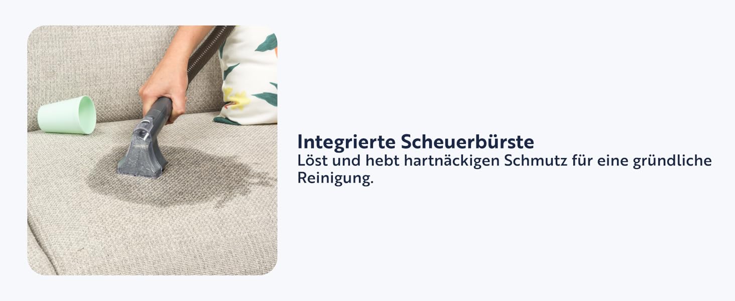 Портативний чистий для меблів та килимів Beldray Spotbuster - для видалення плям, розливів, шерсті тварин, 1.3L подвійний бак, для диванів, меблів, автокрісел, килимів. Підходить для дому та автомобіля.