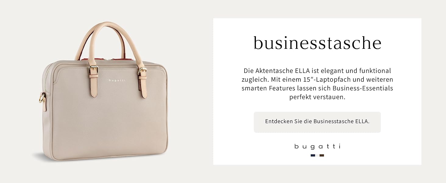 Сумка Bugatti Ella Classic чорна для жінок з екошкіри через плече та з ручками