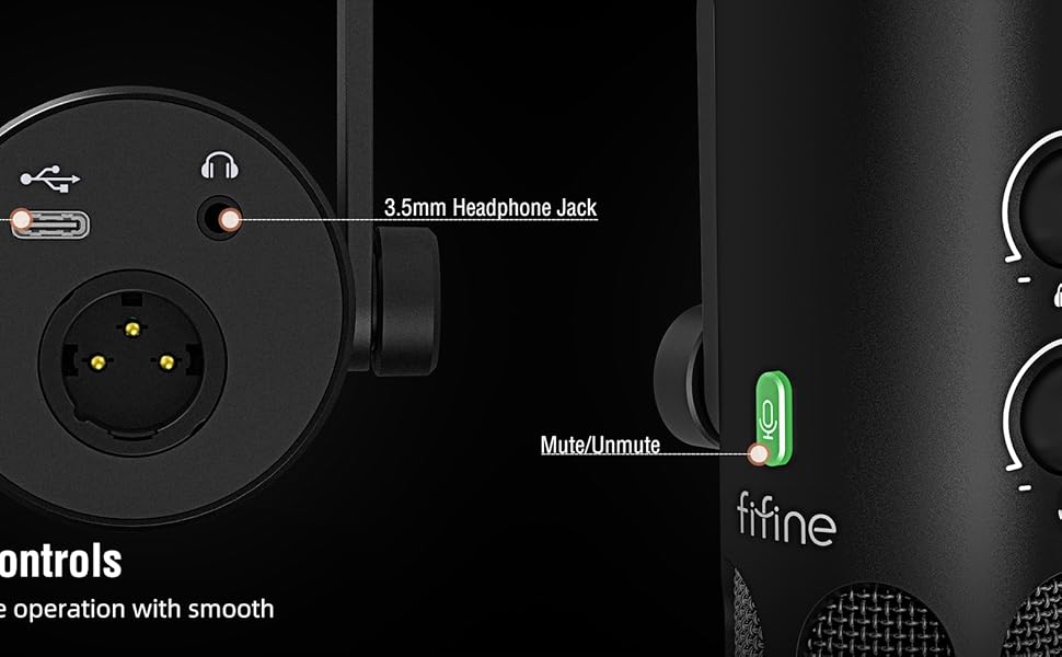 FIFINE AmpliTank 3 - Динамічний XLR мікрофон для студії, подкастів, стрімінгу та запису голосу. Сумісний з мікшерами, ПК та комп'ютерами.