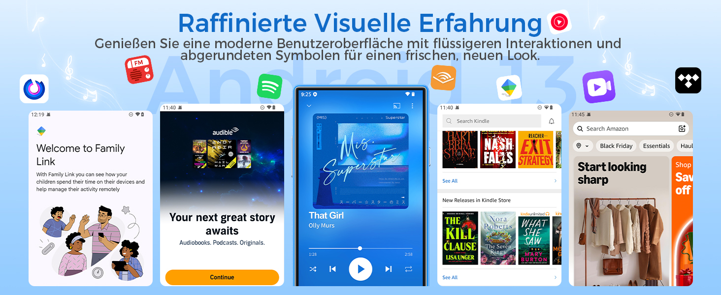 MP3 плеєр Spotify з Bluetooth та Wi-Fi, 5