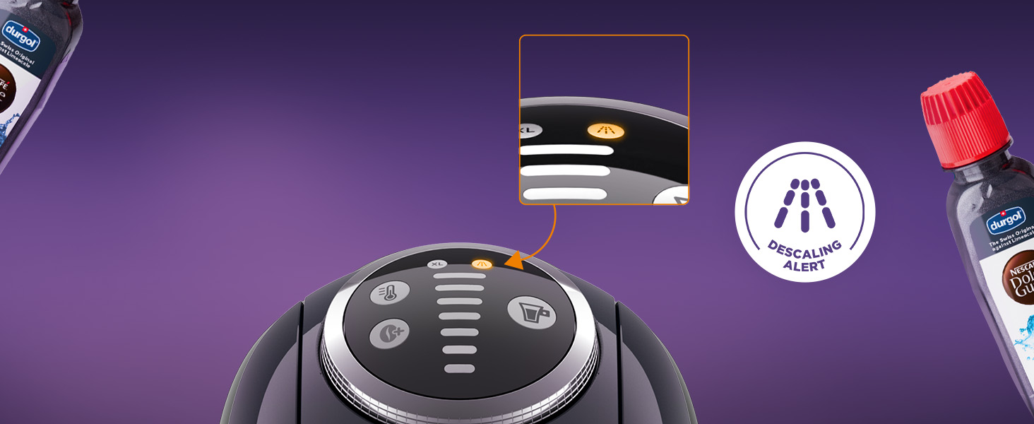 NESCAFÉ DOLCE GUSTO GENIO S PLUS by KRUPS cosmic grey automatic coffee capsule machine, capsule machine KP340B, Cosmic Grey Grey