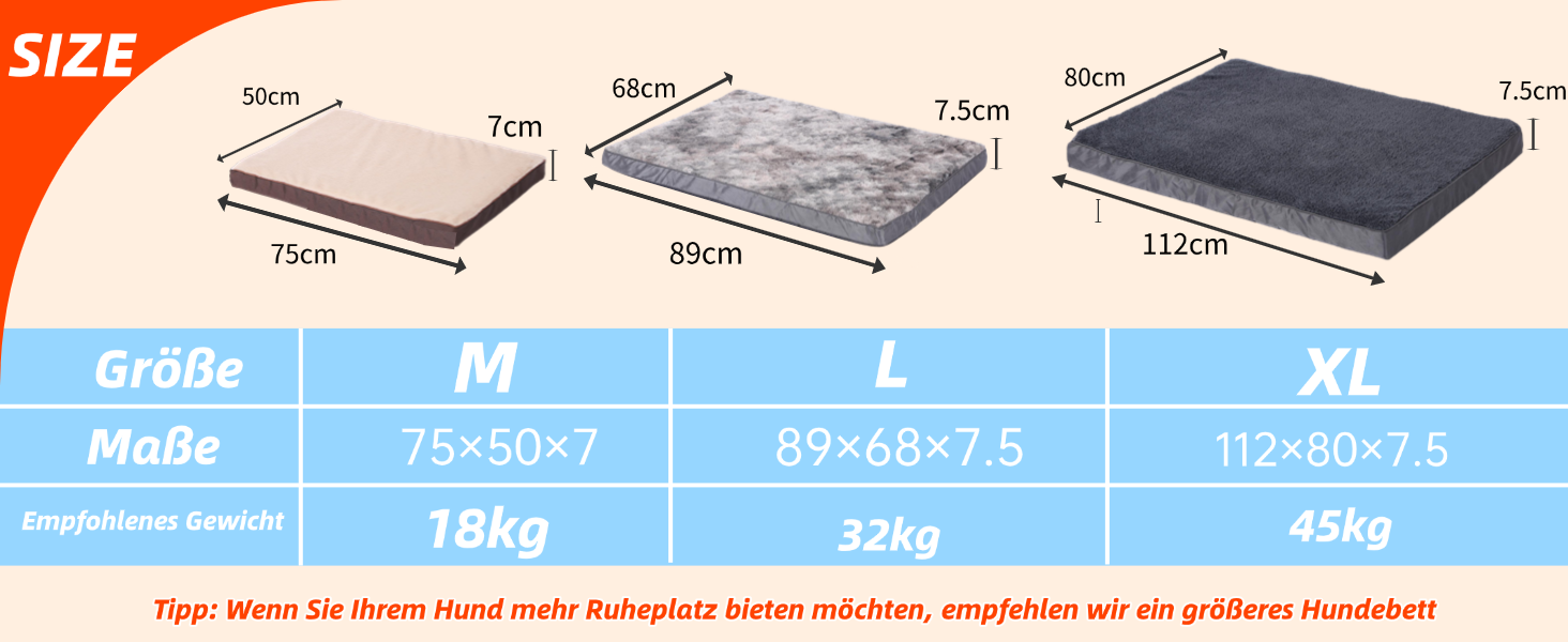Ортопедичний лежак для собак малого та середнього розміру, трансформується (холодне/тепле), знімний та пральний, водонепроникний, темно-сірий, 75x50x7 см, розмір M