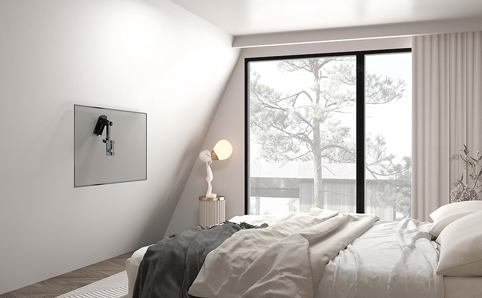Кріплення для монітора My Wall HL45-3L на стелю, 58-140 см, чорний, регульований (нахил, поворот)
