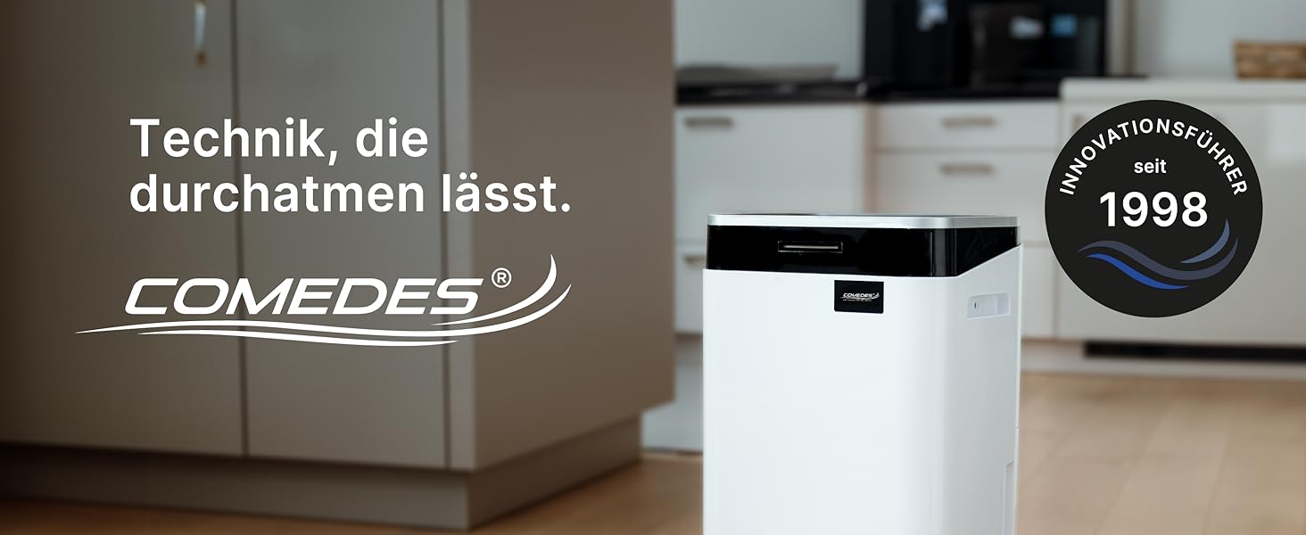 Електричний осушувач повітря Comedes Demecto 30 eco WiFi – 25 л/24 год, для дому та підвалу до 100 м²