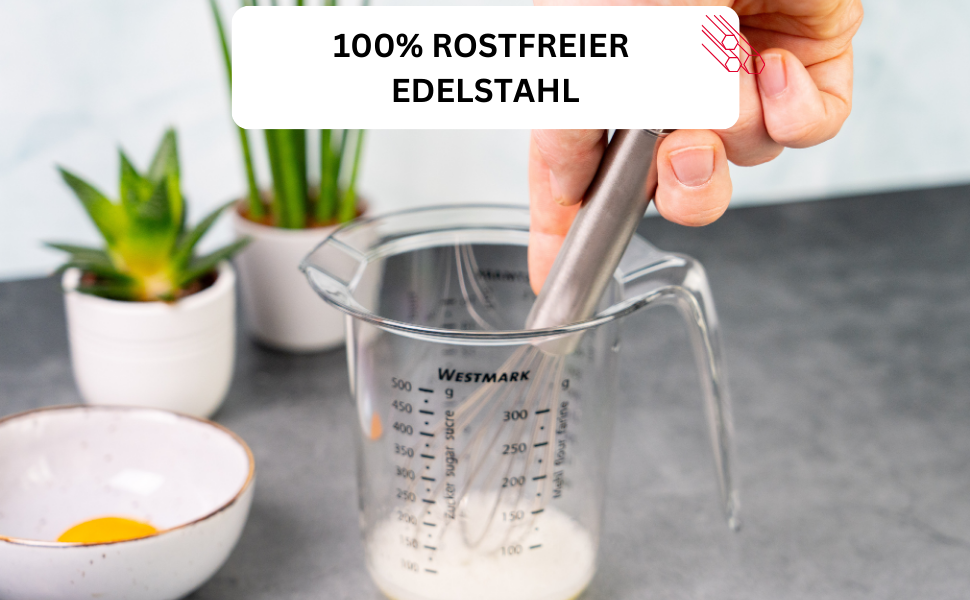 Вінчики для збивання Westmark (3 шт.) з нержавіючої сталі, 17/23/28 см, срібний, модель 2022