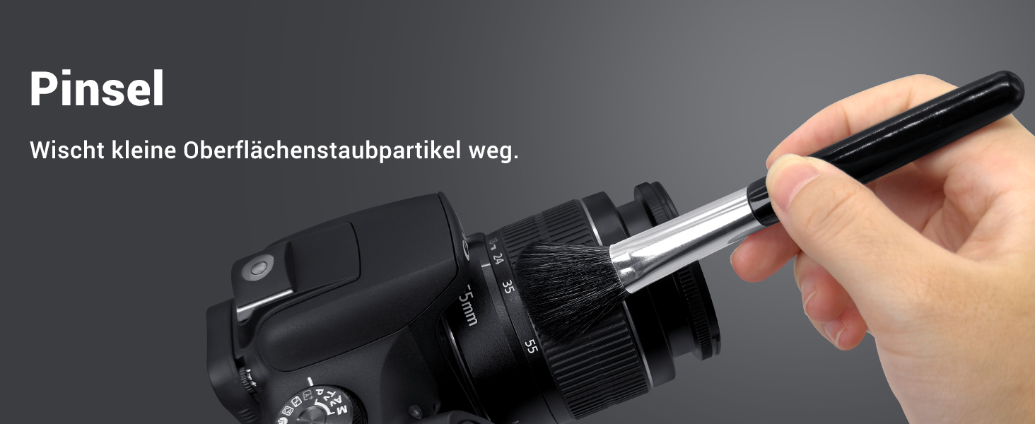 Набір для чищення камери: дзеркальна, Canon, Sony, Nikon, Pentax. Очищення об'єктива та сенсора