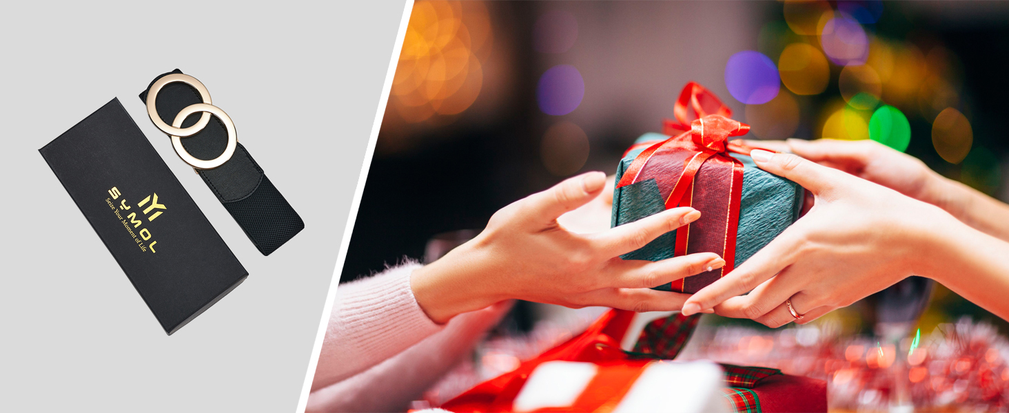 Жіночий еластичний пояс шкіряний 5 см, регульований 70-160 см, чорний, для суконь