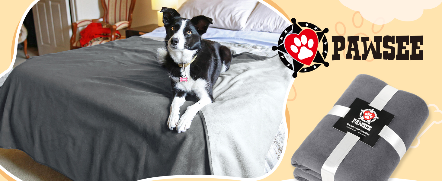 Водонепроникний коврик для собак і котів, миючий, 125x75/127x75 см, сірий (без Sherpa)