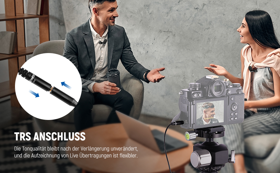 NEEWER Мініатюрний USB-C Лавалер Мікрофон 2 шт. для iPhone 16 15 Pro Max, Android, планшетів, ПК - omnidirektionales Kondensator Mikrofon з кабелем 2м