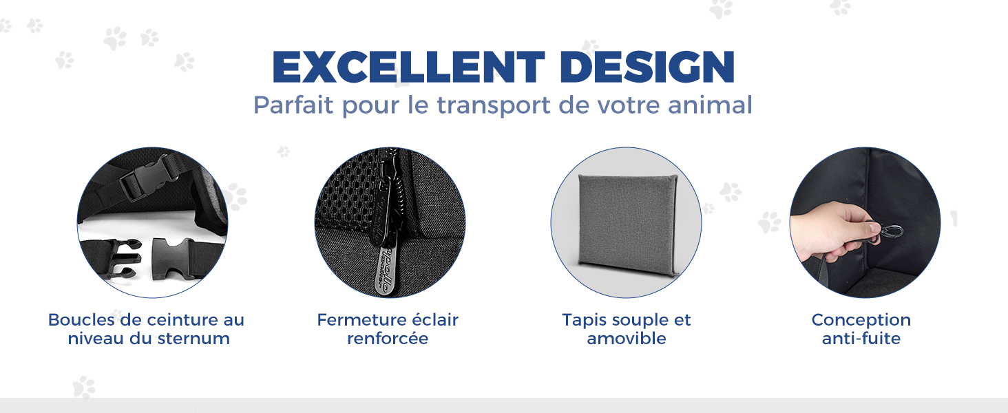 Рюкзак для собак та котів Apollo Walker - зручний та дихаючий, для подорожей та активного відпочинку (2-15 кг, чорний)