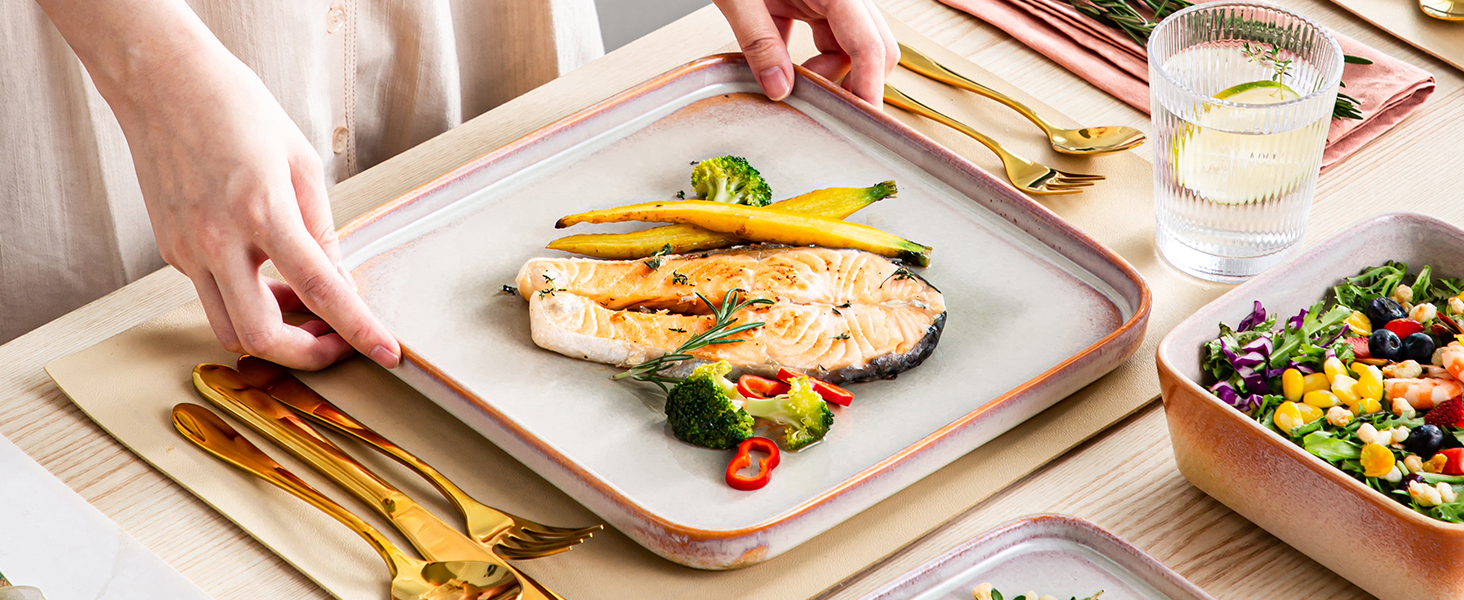 Набір посуду vancasso NEBULA з 12 елементів (4 сервізи), керамічний, для 4-12 осіб