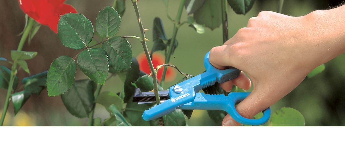Секатор Gardena B+/L із алюмінієвими ручками, преміум байпас для гілок до 24 мм, змінне лезо