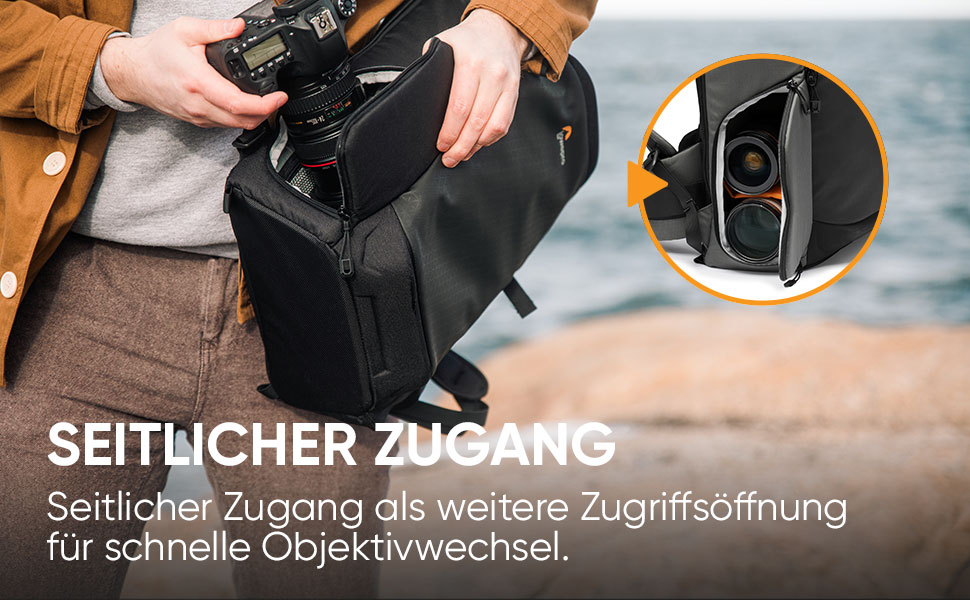 Рюкзак для камери Lowepro Flipside BP 300 AW III: для DSLR, беззеркальних камер, дронів, ноутбуків та аксесуарів