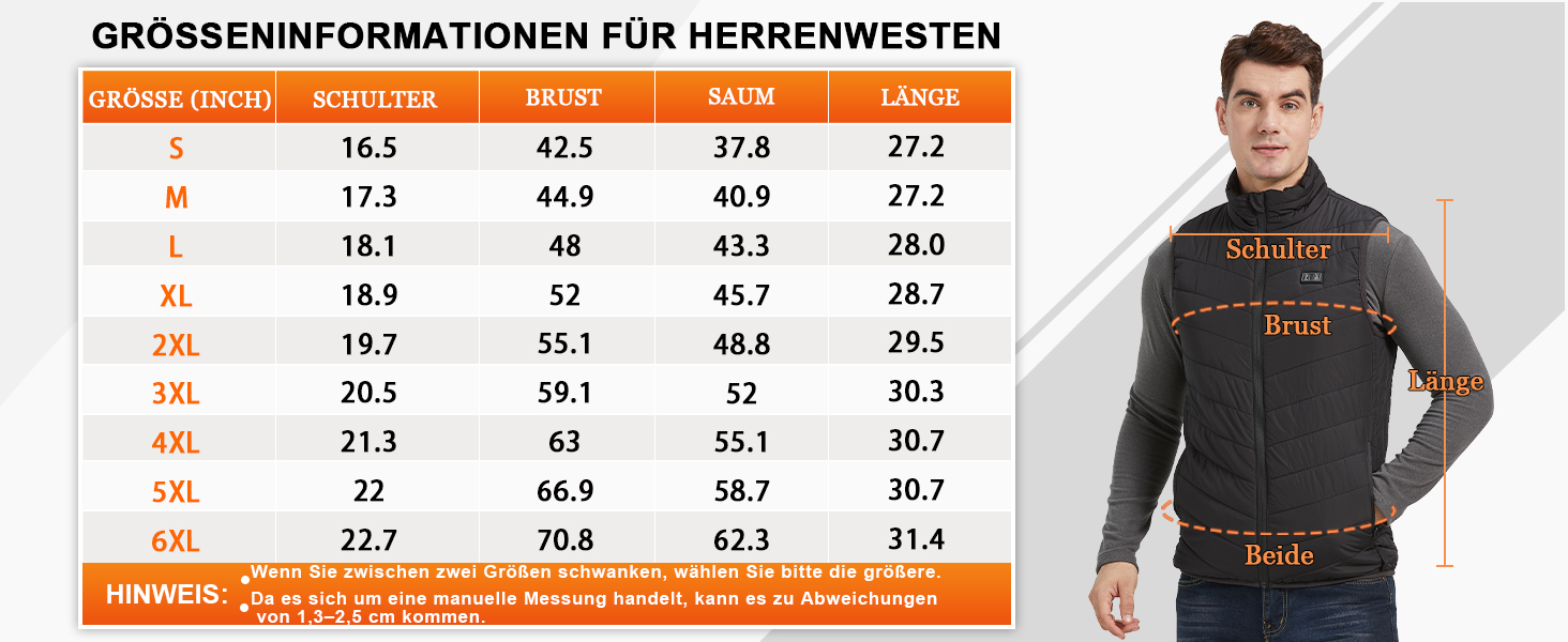 Обогревна жилетка для чоловіків: USB жилетка для активного відпочинку - 11 зон обігріву для мото, риболовлі, катання на лижах, бігу, гольфу, походів, верхової їзди (батарея не входить у комплект) Чорний XL