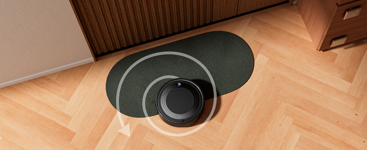 Робот-пилосос LEFANT M310: потужний, з Wi-Fi, для тварин та твердих поверхонь