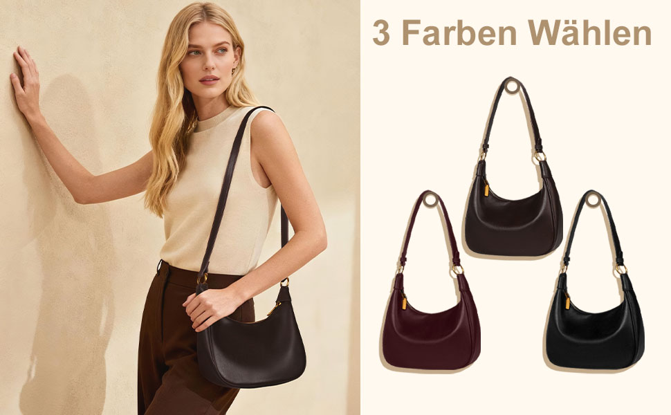 Сумка жіноча GSenhui Y2K через плече, маленька елегантна Hobo сумка з PU шкіри, вінтажна для подорожей, колір кава