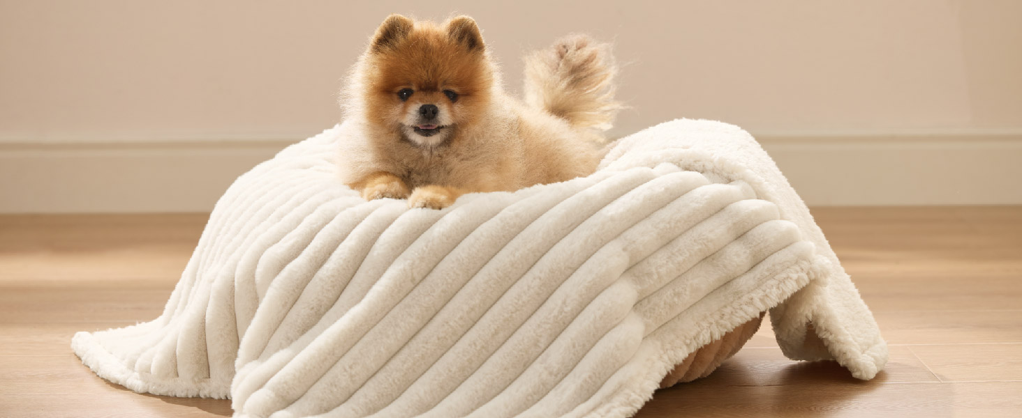 Водонепроникний плед для собак BEDSURE 102x127 см - м'який, теплий, для великих собак, сірий