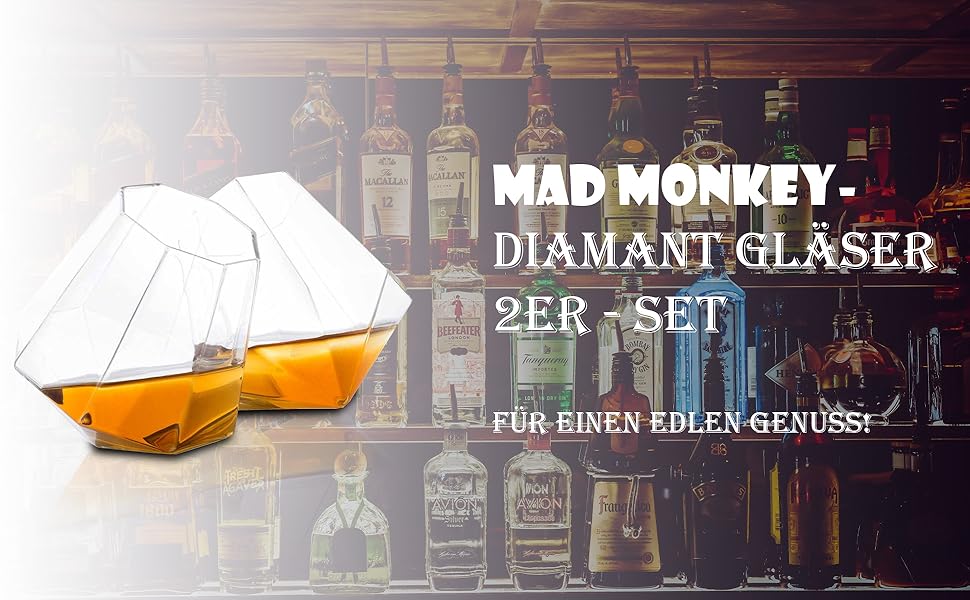 Набір келихів для віскі Diamant Gläser (2 шт.), жовті, обертаються, у подарунковій коробці