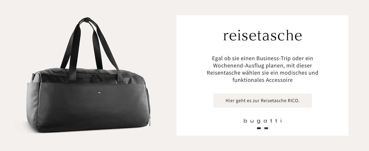 Bugatti Rico Mini Crossbody: Сумка на плечі з екошкіри, чорна